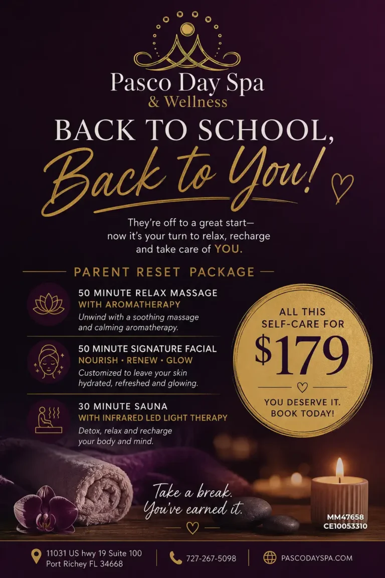 Back to School Massage Special for Parents in Port Richey